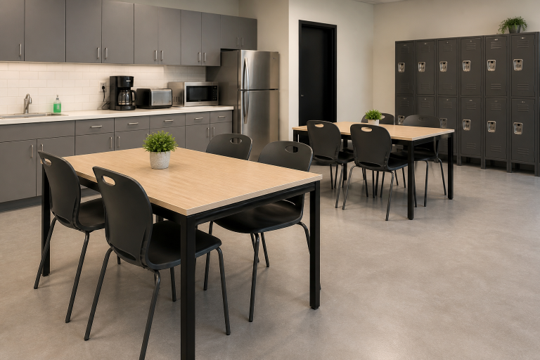 Breakroom Tables and Chairs for Cleaner Staff Spaces