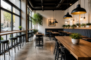 Cafe Seating Mix for Different Customer Visits