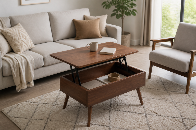Coffee Table With Lift Up Top for Real Storage
