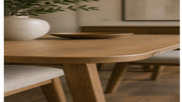 Dining Table Edge Shape: Comfort, Safety and Style