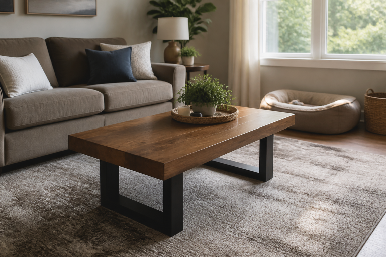 Easy-Clean Coffee Tables for Homes With Pets