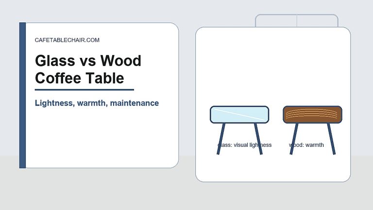 Glass Coffee Table vs Wood Coffee Table