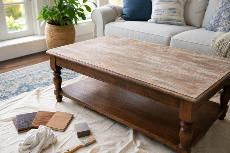 How to Refinish a Coffee Table Without Ruining It