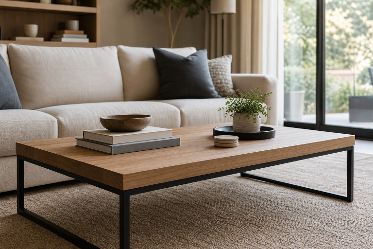 How to Style a Coffee Table Without Clutter at Home