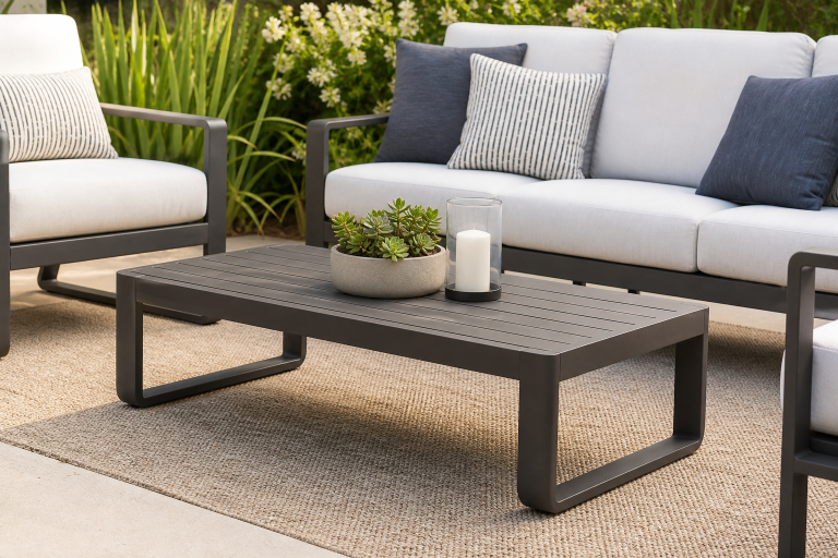 Outdoor Coffee Table Materials for Real Weather