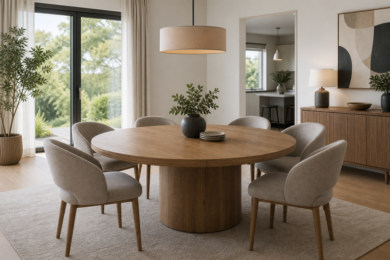 Round Extendable Dining Table for Real Room Decisions