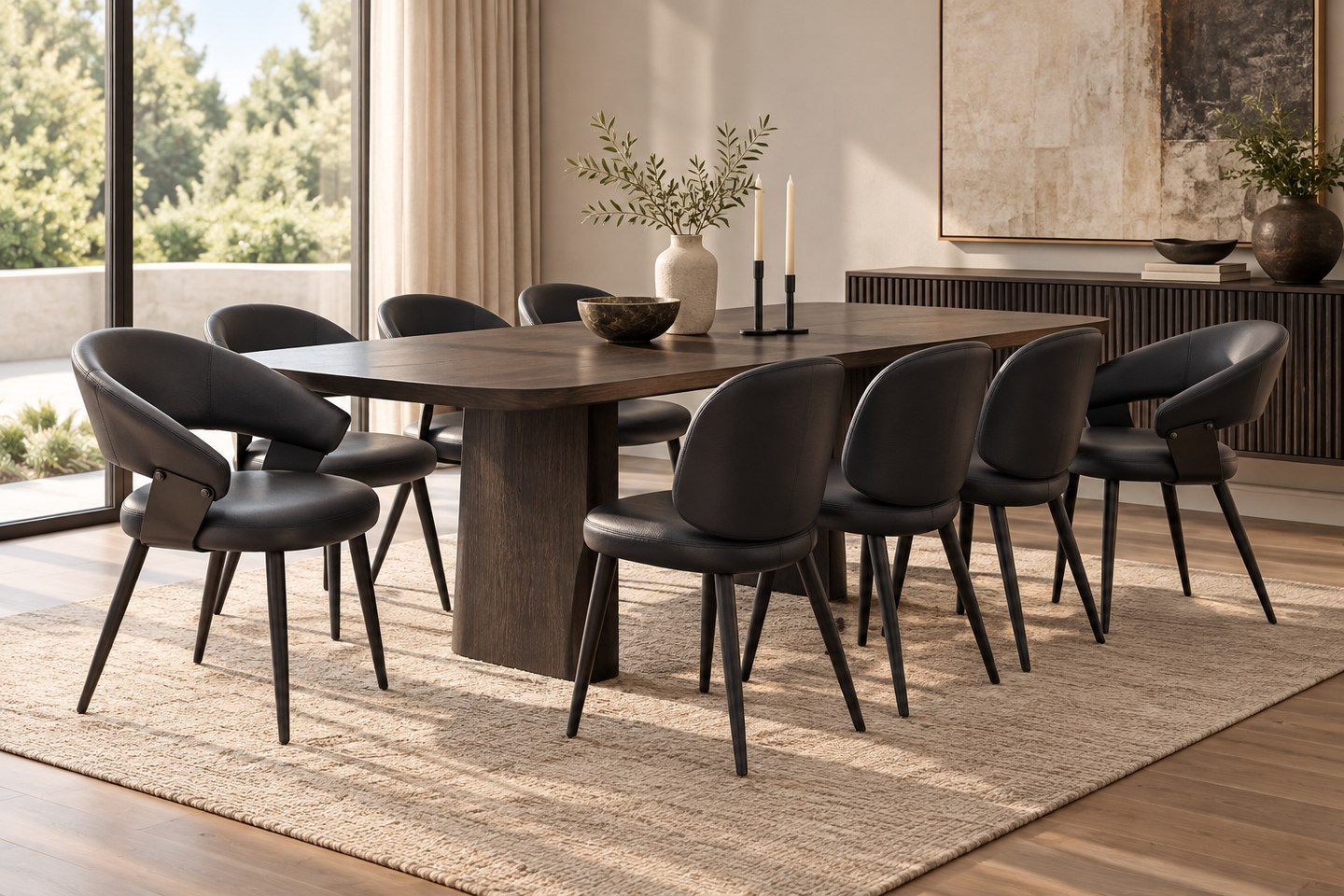 When to Use Armchairs Only at the Dining Table Ends