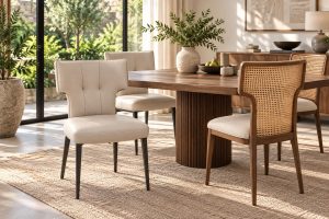 Cane or Upholstered Dining Chairs for Everyday Meals?
