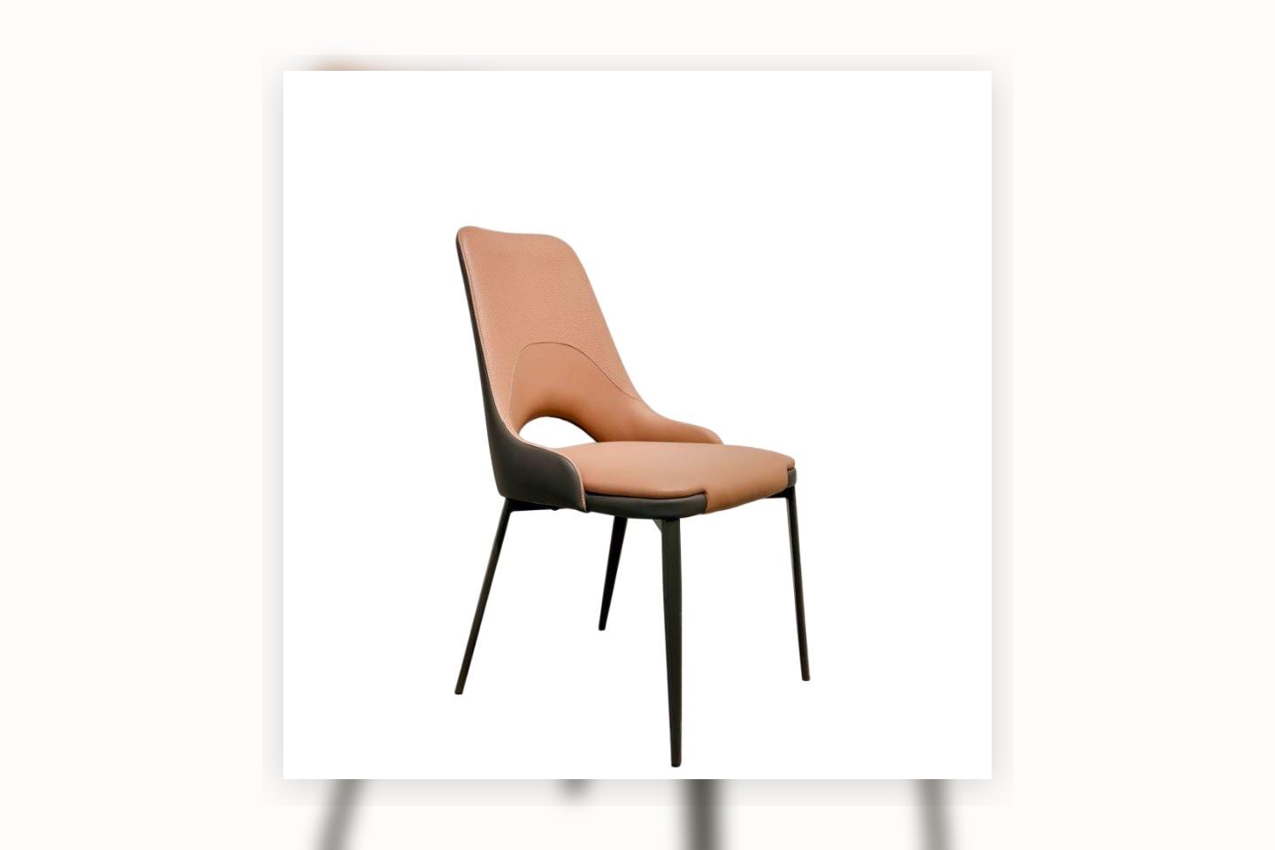 restaurant chair back height shown in a realistic CafeTableChair furniture scene