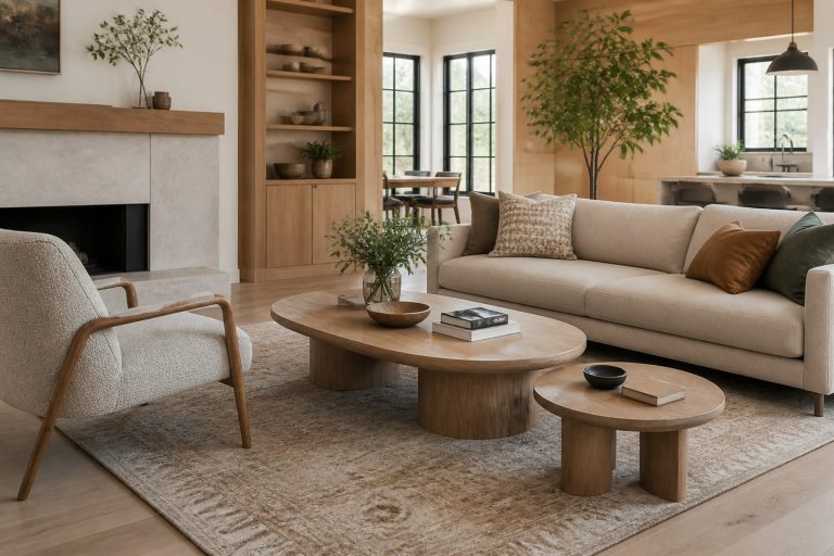 Round vs Oval Coffee Tables for Sofa-and-Chair Reach