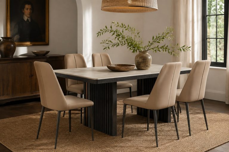 A Warm Dining Table Look Without Farmhouse Style