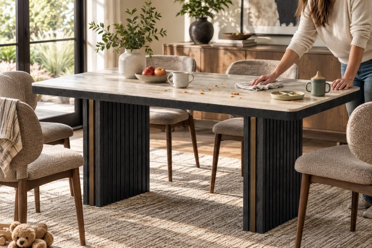 Why Textured Dining Tables Are Harder to Keep Clean