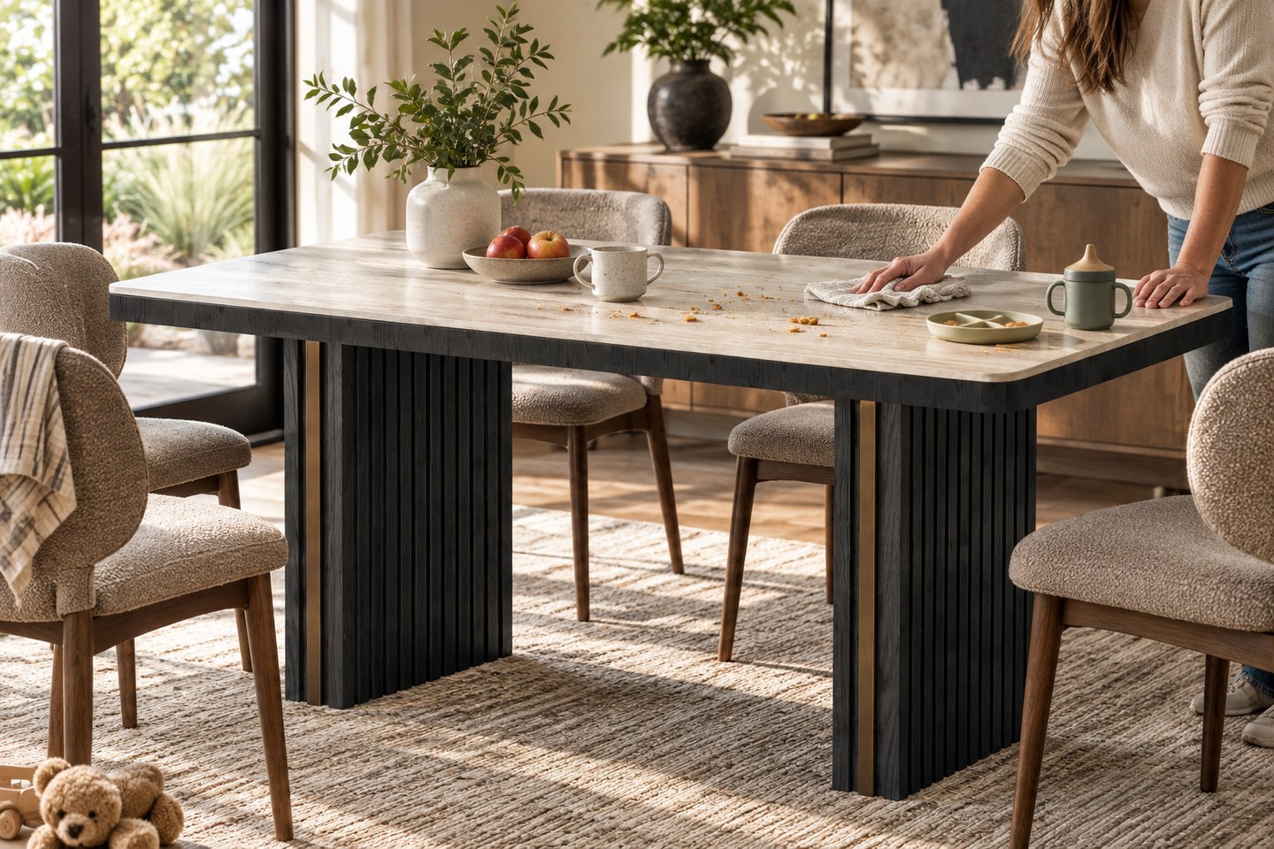 Why Textured Dining Tables Are Harder to Keep Clean