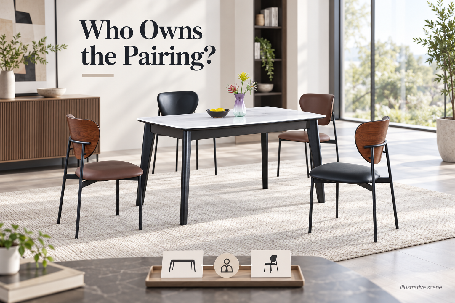 Dining Furniture from Separate Suppliers: Assign the Pairing Decision