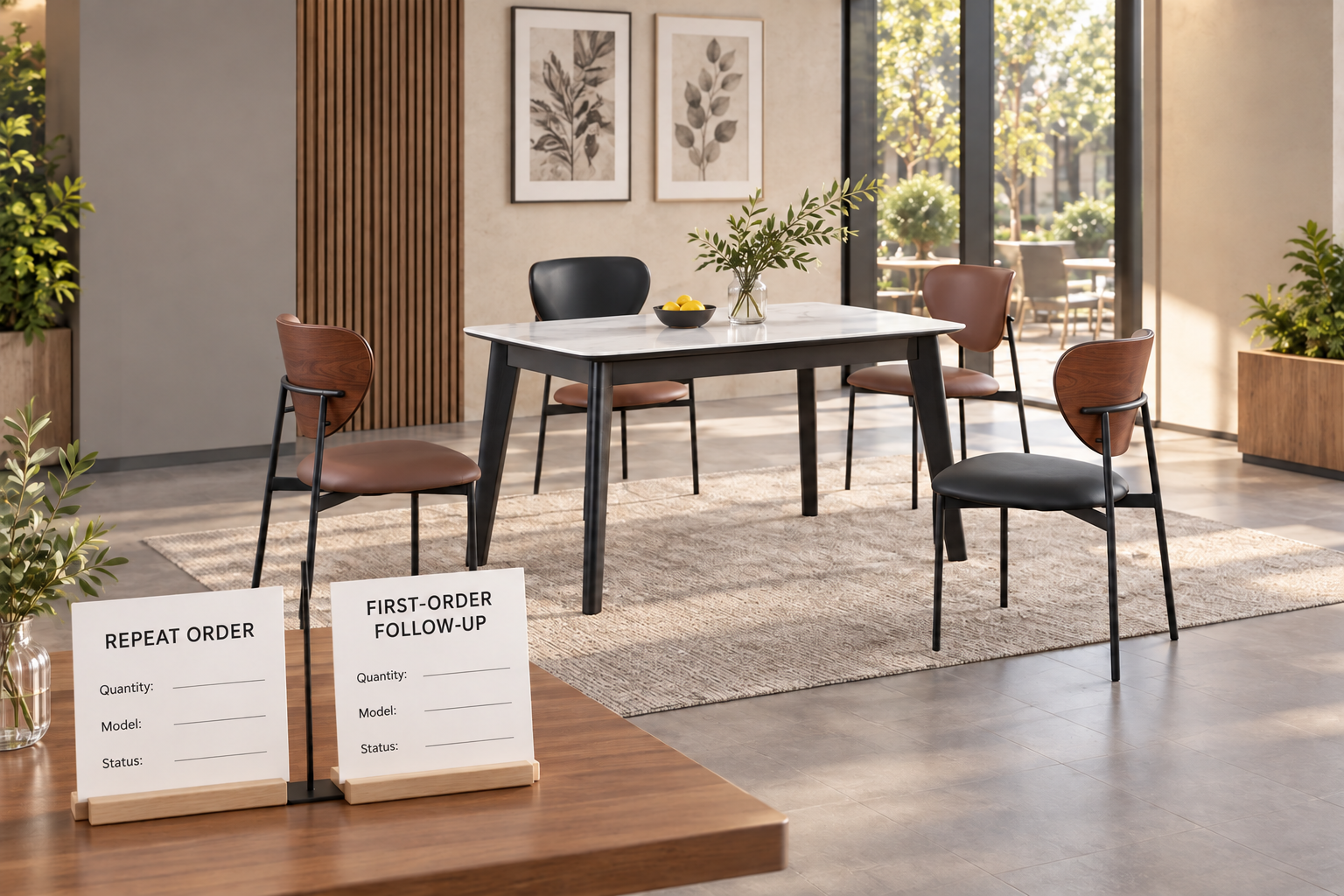 Restaurant Furniture Second Orders: Separate Repeat Needs from First-Order Exceptions
