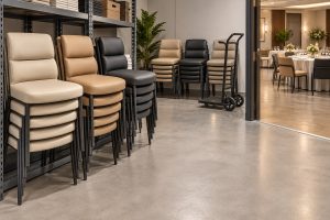 Event Chair Storage Footprint: Calculate Space Before You Buy Stackable Seating